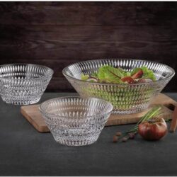 Bộ 3 Bát Pha Lê Nachtmann Ethno Cao Cấp - Đường Kính 27,5cm và 16,5cm