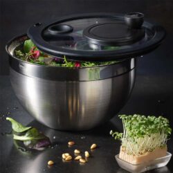 Dụng Cụ Vắt Rau Roesle 15695 Nắp Thủy Tinh - Tiện Lợi, Chất Lượng Cao